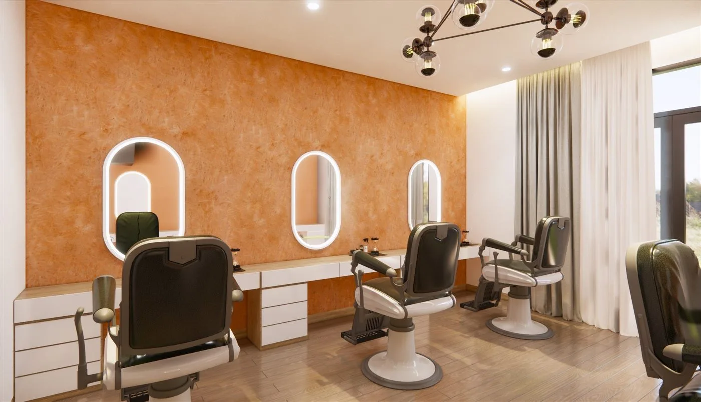 Spa · Shop · Cà phê